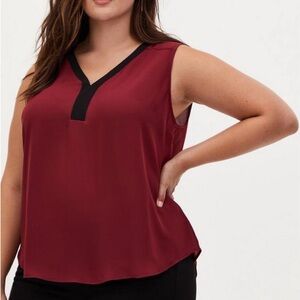 Torrid Size 1 Sleeveless Georgette Tank